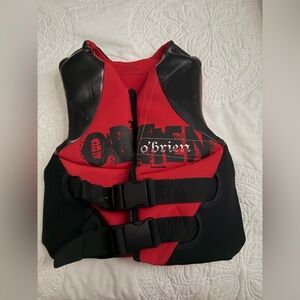 O'Brien Red & Black Neoprene Life Vest